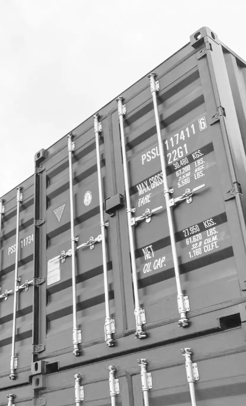 Contenedor marítimo para transporte internacional y comercio exterior que representa a Arista Nexo